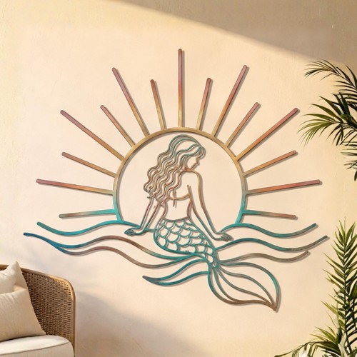 Insegna metallo sirena - metallo, a