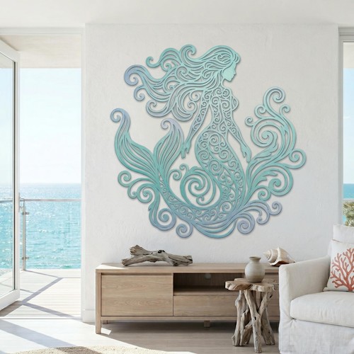 Arte parete sirena - parete, a