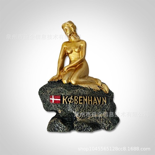 Copenaghen sirenetta bronzo - sirenetta,