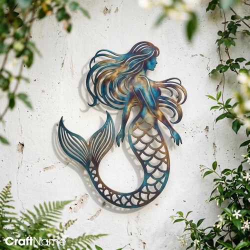 Insegna sirena metallo arte - insegna, metallo,