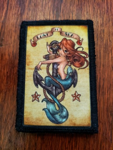 Toppa morale tatuaggio - , sirena