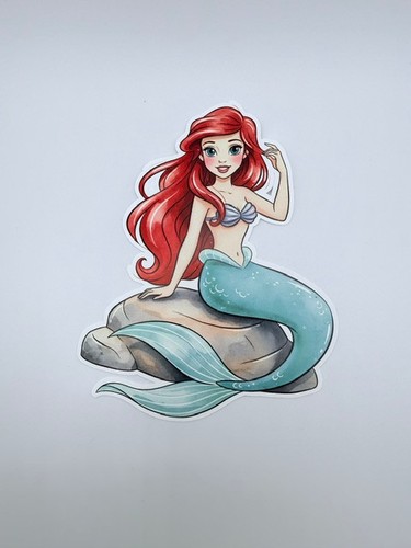 Adesivo disney sirenetta ariel - adesivo,