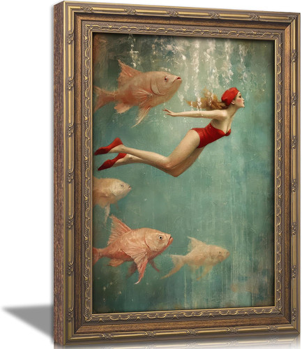 Arte parete vintage con - da,